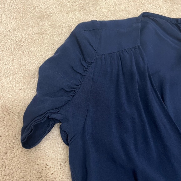 ASOS Royal Blue Size 4 V Neck Mini dress GUC - Picture 6 of 8